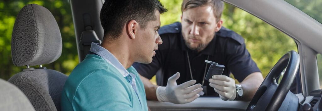 Man pulled over for drunk driving